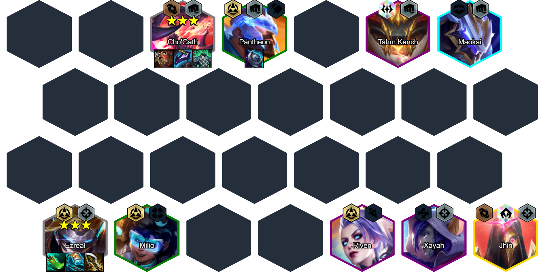 Posicionamiento de Ezreal Rompetiempo Reroll