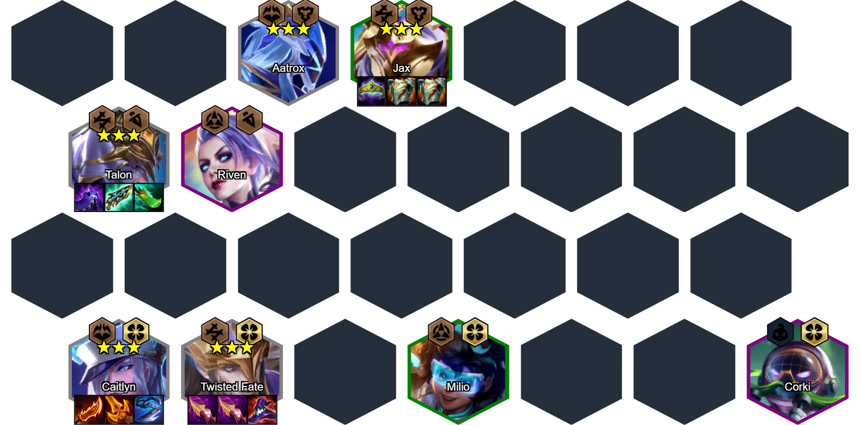 Posicionamiento de Twisted Fate Reroll
